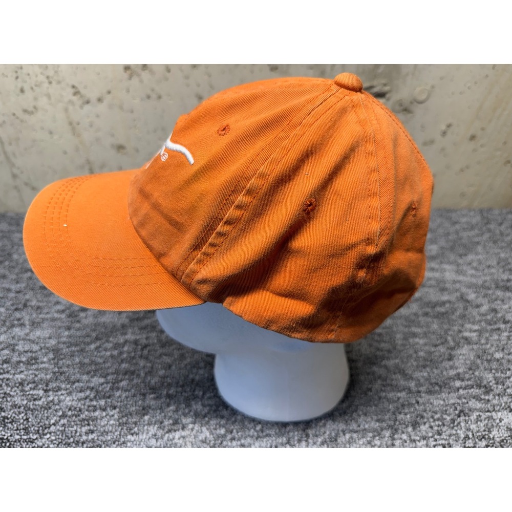 Texas Longhorns Hat Signatures Burnt Orange Adjustable Baseball Cap Horns Logo - Picture 6 of 7